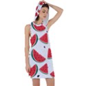 Watermelon Seamless Pattern Racer Back Hoodie Dress View1