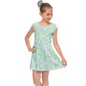 Clean Ornament Tribal Flowers  Kids  Cap Sleeve Dress View1