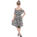 Old Civilization Kids  Cut Out Shoulders Chiffon Dress View2