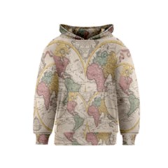 Mapa Mundi 1775 Kids  Pullover Hoodie by ConteMonfrey