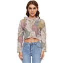 Mapa Mundi 1775 Women s Lightweight Cropped Hoodie View1