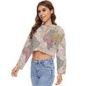 Mapa Mundi 1775 Women s Lightweight Cropped Hoodie View2