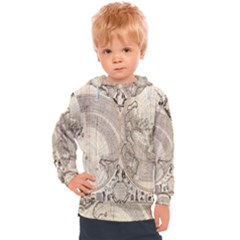 Mapa Mundi - 1774 Kids  Hooded Pullover by ConteMonfrey