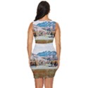 Trentino Alto Adige, Italy. Draped Bodycon Dress View4