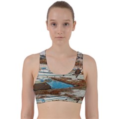 Alone On Gardasee, Italy  Back Weave Sports Bra by ConteMonfrey