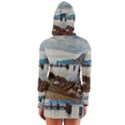 Ducks on Gardasee Long Sleeve Hooded T-shirt View2