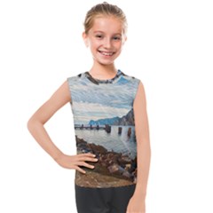 Ducks On Gardasee Kids  Mesh Tank Top by ConteMonfrey