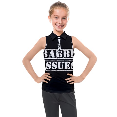 Babbu Issues - Italian Daddy Issues Kids  Sleeveless Polo Tee by ConteMonfrey