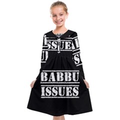 Babbu Issues - Italian Daddy Issues Kids  Midi Sailor Dress by ConteMonfrey