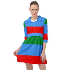 Dagestan Flag Mini Skater Shirt Dress by tony4urban