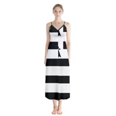 Brittany Flag Button Up Chiffon Maxi Dress by tony4urban