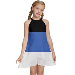 Estonia Kids  Halter Collar Waist Tie Chiffon Dress by tony4urban