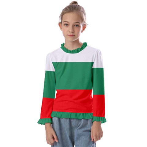 Bulgaria Kids  Frill Detail Tee by tony4urban