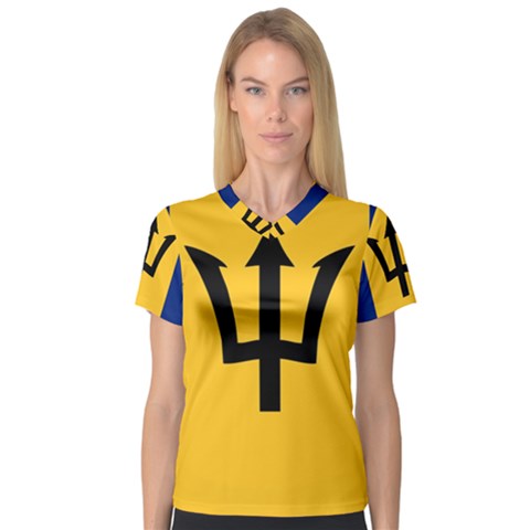 Barbados V-neck Sport Mesh Tee by tony4urban