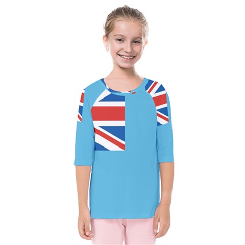 Fiji Kids  Quarter Sleeve Raglan Tee by tony4urban