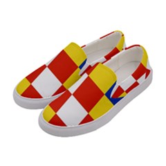 Antwerp Flag Women s Canvas Slip Ons by tony4urban