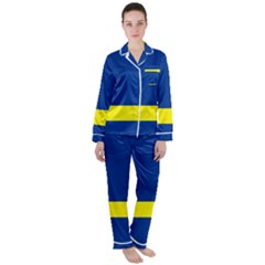 Curacao Women s Long Sleeve Satin Pajamas Set	 by tony4urban