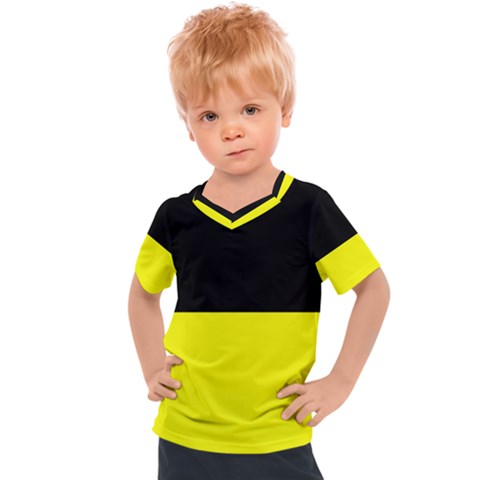 Kashubian Flag Kids  Sports Tee by tony4urban