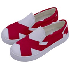 Anglo Irish Flag Kids  Canvas Slip Ons by tony4urban