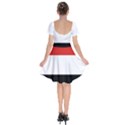 Kujawsko-pomorskie Flag Short Sleeve Bardot Dress View2