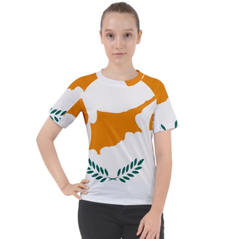 Cyprus Women s Sport Raglan Tee by tony4urban