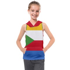 Comoros Kids  Sleeveless Hoodie by tony4urban