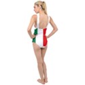 Italy Cross Front Low Back Swimsuit View2