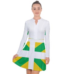 Halaka Flag Long Sleeve Panel Dress by tony4urban