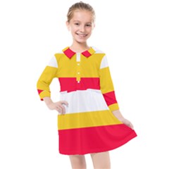 Malopolskie Flag Kids  Quarter Sleeve Shirt Dress by tony4urban