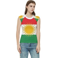 Kurdistan Flag Women s Raglan Cap Sleeve Tee by tony4urban