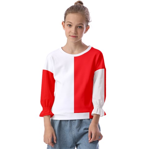 Malta Kids  Cuff Sleeve Top by tony4urban