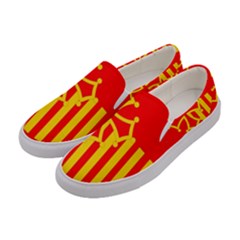 Languedoc Roussillon Flag Women s Canvas Slip Ons by tony4urban