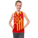 Languedoc Roussillon Flag Kids  Sleeveless Hoodie View1