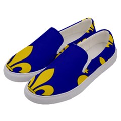 Ile De France Flag Men s Canvas Slip Ons by tony4urban