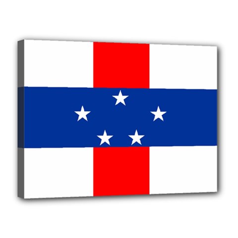 Netherlands Antilles Canvas 16  X 12  (stretched) by tony4urban