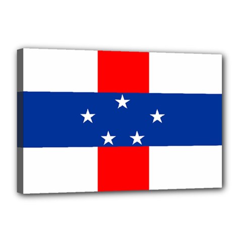 Netherlands Antilles Canvas 18  X 12  (stretched) by tony4urban