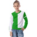 Fermanagh Flag Kids  Long Sleeve Tee with Frill  View1