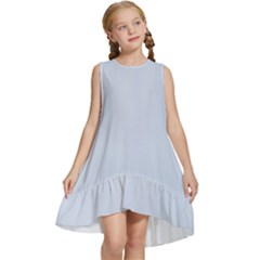 Valentine Day Heart Pattern Capsule Kids  Frill Swing Dress by artworkshop