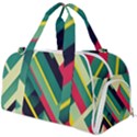 Pattern Abstract Geometric Design Burner Gym Duffel Bag View1