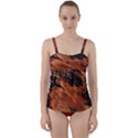 Painting Wallpaper Twist Front Tankini Set View1