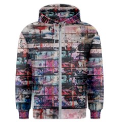 Splattered Paint On Wall Men s Zipper Hoodie by artworkshop