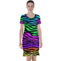 Colorful Zebra Short Sleeve Nightdress View1