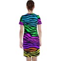 Colorful Zebra Short Sleeve Nightdress View2