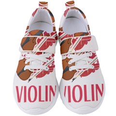 Violin T- Shirt Cool Girls Play Violin T- Shirt Women s Velcro Strap Shoes by maxcute