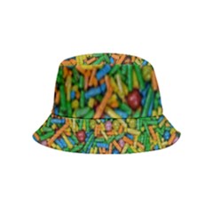 Sugar Ornament Sweet Snack Inside Out Bucket Hat (kids) by Ravend