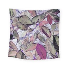 Leaves  Square Tapestry (small) by DinkovaArt