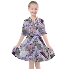 Leaves  Kids  All Frills Chiffon Dress by DinkovaArt