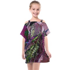 Leaves 21 Kids  One Piece Chiffon Dress by DinkovaArt