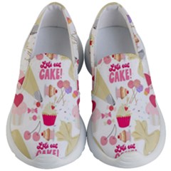 Desserts Pastries Baking Wallpaper Kids Lightweight Slip Ons by Ravend