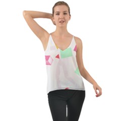 Abstract Art Design T- Shirt Abstract Illustration T- Shirt Chiffon Cami by maxcute